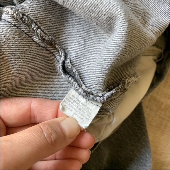 VINTAGE 70s 80s Levi’s Mens 501 065 Button Fly Jeans Gray Denim pants 32x27 - Picture 6 of 14